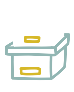 hellblaue-und-weisse-Box-mit-Label-Illustration-Sintje-Tramm